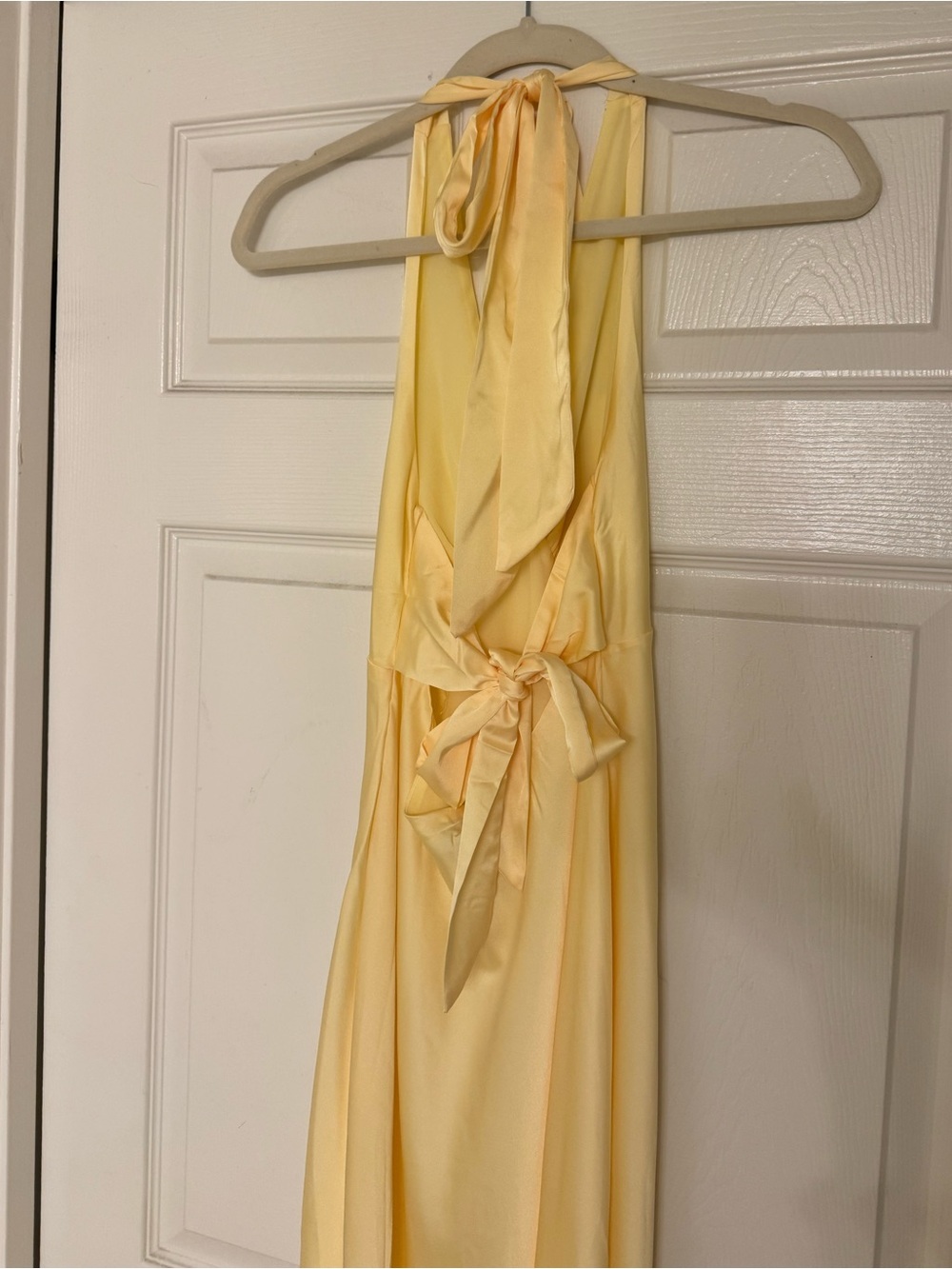 Peppermayo Halter Satin Maxi Dress - Picture 5 of 6